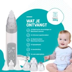 Hoy En Dia Neusreiniger Baby Snoetenpoetsers – Elektrische Neuszuiger En Blackhead Remover- Neuspeer Met USB - Muziek -Bekend Babyproducten Winkel 1200x1200 1665