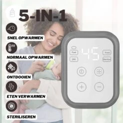 RYER Flessenwarmer 5 In 1 - LCD Scherm - Geschikt Voor Alle Babyflessen -Bekend Babyproducten Winkel 1200x1200 167