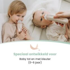 Babily® - Elektrische Neusreiniger Voor Baby's - 0 T/m 6 Jaar - Neuszuiger - Neuspeer - Snoetenpoetser - Toetenveger - Aspirator - Incl. 5 Zuigkrachtstanden En 3 Kalmerende Melodieën -Bekend Babyproducten Winkel 1200x1200 1691