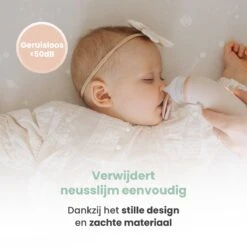 Babily® - Elektrische Neusreiniger Voor Baby's - 0 T/m 6 Jaar - Neuszuiger - Neuspeer - Snoetenpoetser - Toetenveger - Aspirator - Incl. 5 Zuigkrachtstanden En 3 Kalmerende Melodieën -Bekend Babyproducten Winkel 1200x1200 1692