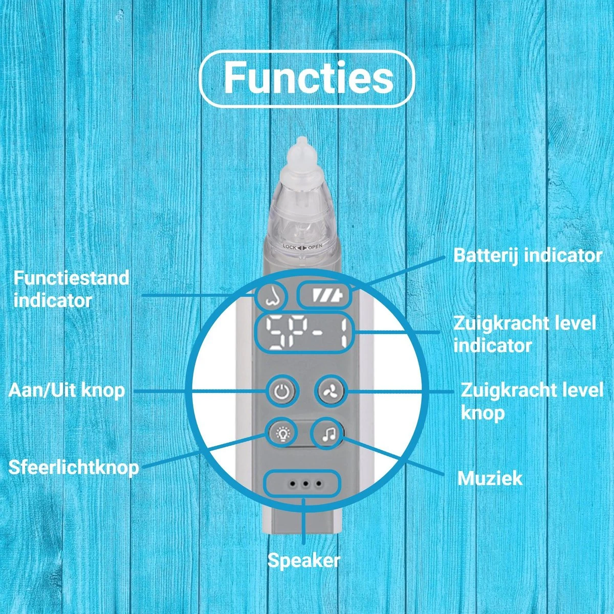 Merkloos Neusreininger Baby – Elektrische Neuszuiger – Neus Aspirator Met USB – Neuspeer & Blackhead Remover – Snotverwijderaar – Snoetenpoetser Peuter 11 Merkloos Neusreininger Baby – Elektrische Neuszuiger – Neus Aspirator Met USB – Neuspeer & Blackhead Remover – Snotverwijderaar – Snoetenpoetser Peuter - Afbeelding 9