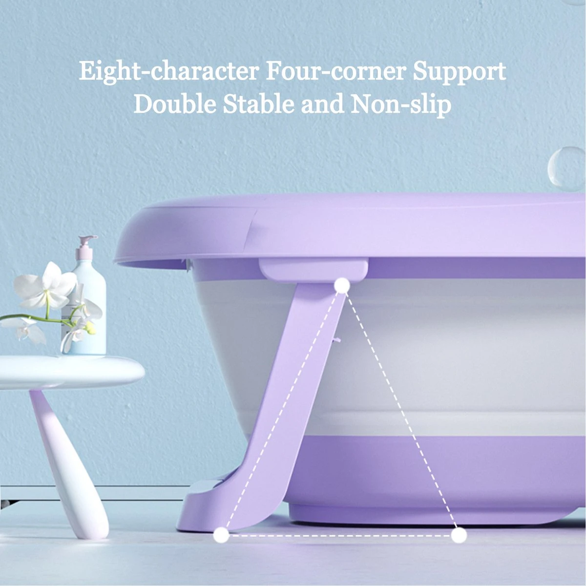 K IKIDO Babybadje - 3 In 1 Opvouwbaar - Multifunctioneel - Inclusief Badkussen - Baby Badje - Babybad - Peuterbadje - Lichtgewicht - Blauw 7 K IKIDO Babybadje - 3 In 1 Opvouwbaar - Multifunctioneel - Inclusief Badkussen - Baby Badje - Babybad - Peuterbadje - Lichtgewicht - Blauw - Afbeelding 5