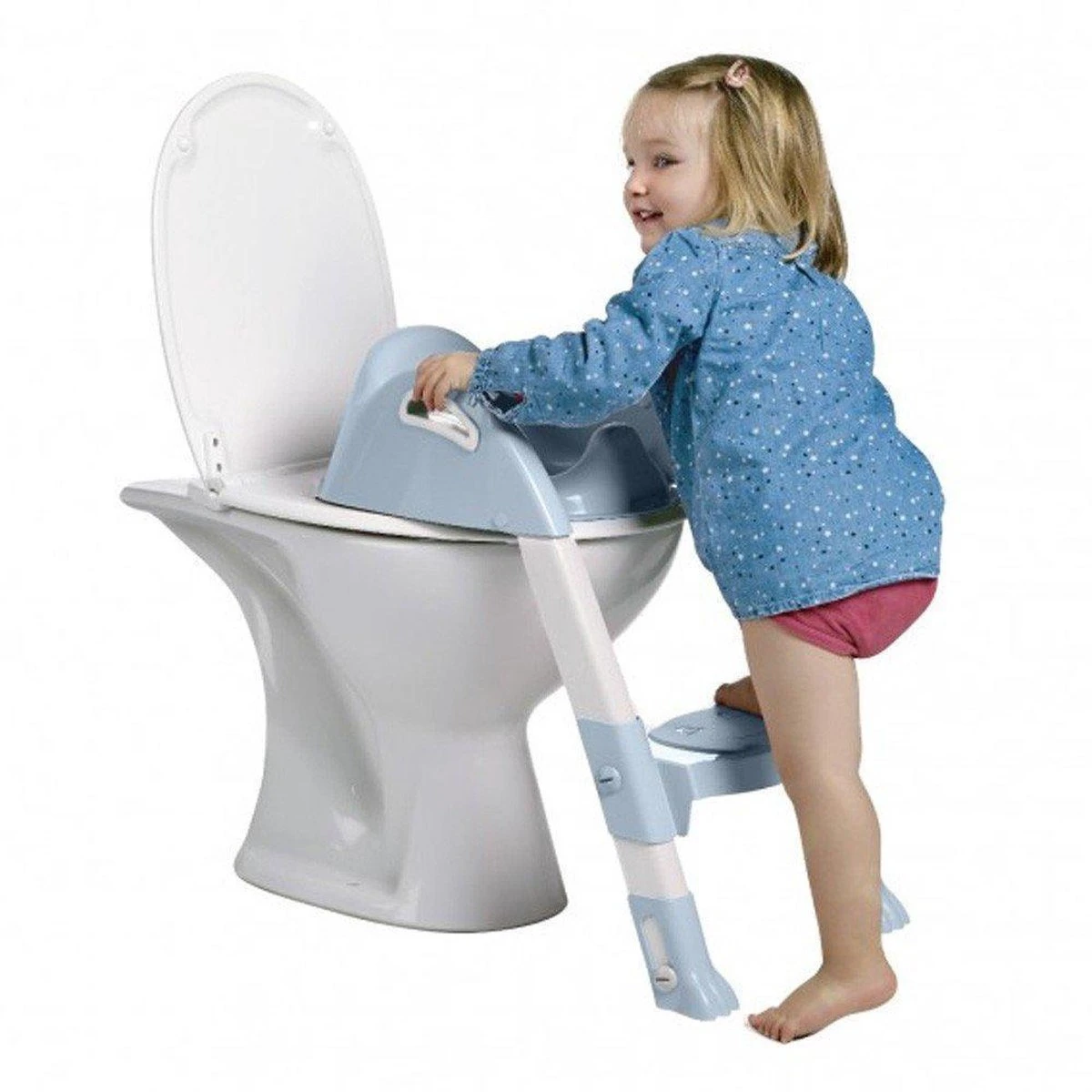 THERMOBABY® Thermobaby Wc Verkleiner Met Trapje KiddyLoo Blauw 5 THERMOBABY® Thermobaby Wc Verkleiner Met Trapje KiddyLoo Blauw - Afbeelding 3