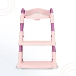 Macx & Macx Toilettrainer Met Trapje - Brilverkleiner Met Handvaten En Opstapje - Opvouwbaar Toilet Bril Zitje - WC Zindelijkheids Training Voor Jongens/Meisjes - Urinoirs Voor Kind/Peuter Van 2 Tot 7 Jaar - Roze -Bekend Babyproducten Winkel 1200x1200 1877