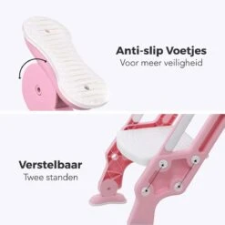 LifeGoods WC Verkleiner Met Trapje - Trainer Met Opstapje - 2 Tot 7 Jaar - Roze/Wit -Bekend Babyproducten Winkel 1200x1200 1889