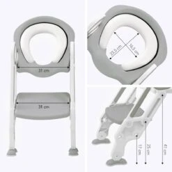 LifeGoods WC Verkleiner Met Trapje - Trainer Met Opstapje - 2 Tot 7 Jaar - Grijs/Wit -Bekend Babyproducten Winkel 1200x1200 1904