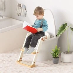 XIORI-SEMS - WC Verkleiner Met Trapje - Toiletverkleiner - Wit Met Goud - Toilettrainer - 2 Tot 7 Jaar - Met Beloningssysteem -Bekend Babyproducten Winkel 1200x1200 1918