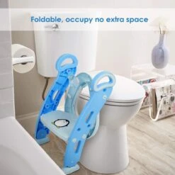 Buxibo Kinder WC Met Opstapje - WC Bril Kind - Kinderzitting WC - Toilet Verkleiner - Toilettrainer - Blauw -Bekend Babyproducten Winkel 1200x1200 1942