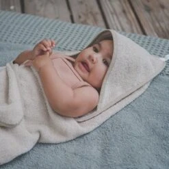 Koeka Baby Badcape Dijon Daily - 100x100cm - Zand -Bekend Babyproducten Winkel 1200x1200 1982