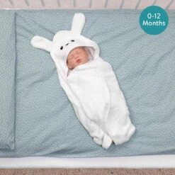 Navaris Badcape Met Capuchon Voor Baby - Set Met Badcape En Washandje - 100% Bamboe - Voor Baby's Van 0-12 Maanden - Oeko-tex Gecertificeerd - Schaap -Bekend Babyproducten Winkel 1200x1200 1997