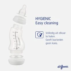 Difrax Anti-Colic S-Babyfles Natural - 250 Ml - Blossom/Roze -Bekend Babyproducten Winkel 1200x1200 203