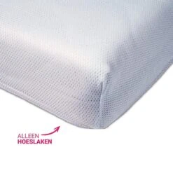 ABZ Airgosafe Dry Fit Hoeslaken - 60x120 Cm - Wit