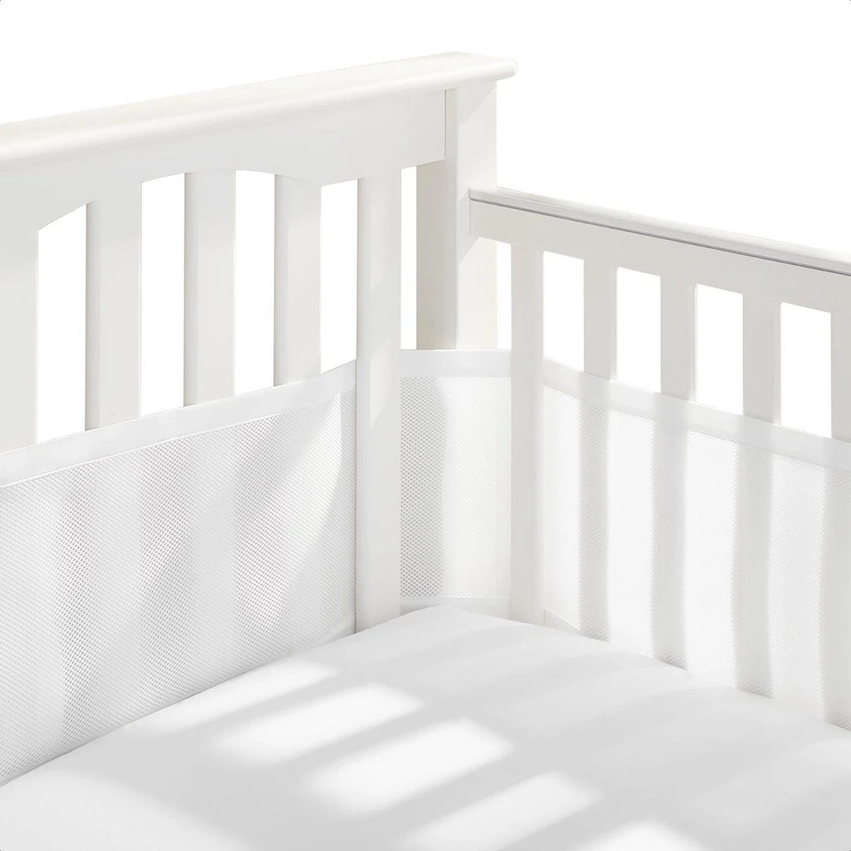Buxibo - Baby Bed Omrander - Bedbumper - Hoofdbeschermer - Set Van 2 - 340x30cm & 160x30cm 3 Buxibo - Baby Bed Omrander - Bedbumper - Hoofdbeschermer - Set Van 2 - 340x30cm & 160x30cm