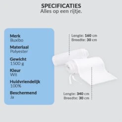 Buxibo - Baby Bed Omrander - Bedbumper - Hoofdbeschermer - Set Van 2 - 340x30cm & 160x30cm 30 Buxibo - Baby Bed Omrander - Bedbumper - Hoofdbeschermer - Set Van 2 - 340x30cm & 160x30cm -Bekend Babyproducten Winkel 1200x1200 2171