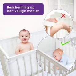 ADSafety - Baby Bed Omrander - Bedbumper - Hoofdbeschermer - Set Van 2 - 340x30cm & 160x30cm 15 ADSafety - Baby Bed Omrander - Bedbumper - Hoofdbeschermer - Set Van 2 - 340x30cm & 160x30cm -Bekend Babyproducten Winkel 1200x1200 2194