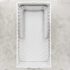 Fillikid Bedbumper 190 X 9 Cm Bedomrander Ledikant - Grijs Wit Stippen 25 Fillikid Bedbumper 190 X 9 Cm Bedomrander Ledikant - Grijs Wit Stippen -Bekend Babyproducten Winkel 1200x1200 2209