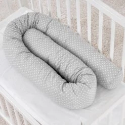 Fillikid Bedbumper 190 X 9 Cm Bedomrander Ledikant - Grijs Wit Stippen 30 Fillikid Bedbumper 190 X 9 Cm Bedomrander Ledikant - Grijs Wit Stippen -Bekend Babyproducten Winkel 1200x1200 2214