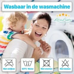 2x LitaLente Matrasbeschermer Waterdicht Babybedje 60x120 Cm - Ledikant Molton 60x120 - Baby Matrasbeschermer 60x120cm - Waterdicht En Ademend Huismijtwerend Matrasvernieuwer Matrashoes - Hoeslakenbadstof - Antibacteriëel - Rondom Elastiek -Bekend Babyproducten Winkel 1200x1200 2251