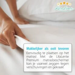 2x LitaLente Matrasbeschermer Waterdicht Babybedje 60x120 Cm - Ledikant Molton 60x120 - Baby Matrasbeschermer 60x120cm - Waterdicht En Ademend Huismijtwerend Matrasvernieuwer Matrashoes - Hoeslakenbadstof - Antibacteriëel - Rondom Elastiek -Bekend Babyproducten Winkel 1200x1200 2252