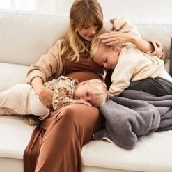 Jollein Baby Deken Ledikant 100x150cm Teddy Bliss Knit - Storm Grey -Bekend Babyproducten Winkel 1200x1200 2279