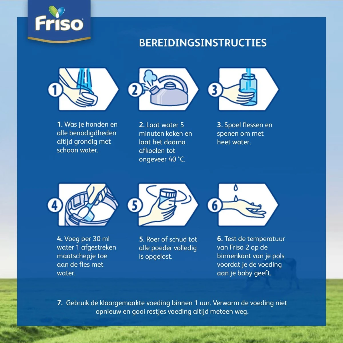 Friso 2 Babyvoeding - Opvolgmelk - 6 Tot 10 Maanden - 800g - Blik 4 Friso 2 Babyvoeding - Opvolgmelk - 6 Tot 10 Maanden - 800g - Blik - Afbeelding 2