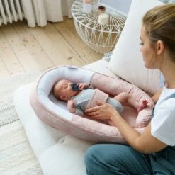 Doomoo Cocoon - Babynestje - Organisch Katoen - 74 X 46 Cm - Misty Pink -Bekend Babyproducten Winkel 1200x1200 2440
