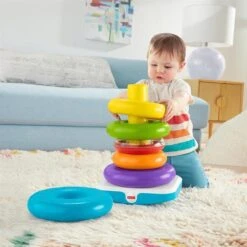 Fisher Price Fisher-Price Stapelringen - Grote Kleurenringpiramide -Bekend Babyproducten Winkel 1200x1200 344