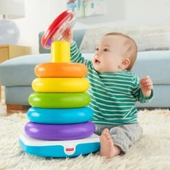 Fisher Price Fisher-Price Stapelringen - Grote Kleurenringpiramide -Bekend Babyproducten Winkel 1200x1200 347