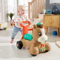 Fisher Price Fisher-Price Pony Loopvriendje - Looptrainer Baby - Bruin - Groen -Bekend Babyproducten Winkel 1200x1200 374