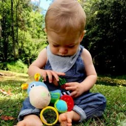 Playgro Clip Clop Rammelaar - Blauw - Activiteitenspeeltje - Kraamkado -Bekend Babyproducten Winkel 1200x1200 495