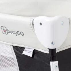 Campingbed BabyGO Sleeper DeLuxe Zwart (incl. Bodemverhoger) -Bekend Babyproducten Winkel 1200x1200 571