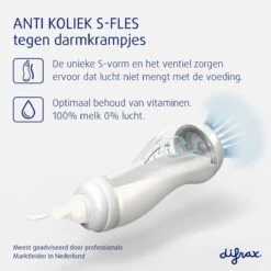 Difrax Babyfles 170 Ml Natural - Anti-Colic - Lichtblauw - 2 Stuks -Bekend Babyproducten Winkel 1200x1200 6