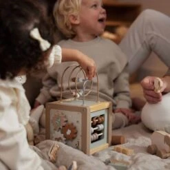Jollein Houten Activiteitenkubus 15x15x15cm - Farm -Bekend Babyproducten Winkel 1200x1200 617