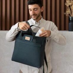 Nobodinoz Baby On The Go Luiertas Rugzak Carbon Blue -Bekend Babyproducten Winkel 1200x1200 683