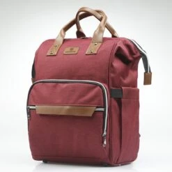 Periwinkle - Luiertassen - Waterproof Baby Verzorgingstas - Baby Rugzak - Luiertas - Verzorgingstas - Linnen - Bordeaux -Bekend Babyproducten Winkel 1200x1200 706