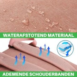 Brisby Slijtvaste Luiertas – Verzorgingstas – Met Buggymontage - Roze -Bekend Babyproducten Winkel 1200x1200 715