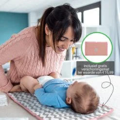 Brisby Slijtvaste Luiertas – Verzorgingstas – Met Buggymontage - Roze -Bekend Babyproducten Winkel 1200x1200 719