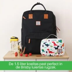 Brisby Slijtvaste Luiertas – Verzorgingstas – Met Buggymontage - Zwart -Bekend Babyproducten Winkel 1200x1200 727