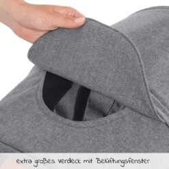 Hauck UpTown Buggy - Met één Hand Opvouwbaar - Grijs -Bekend Babyproducten Winkel 1200x1200 768