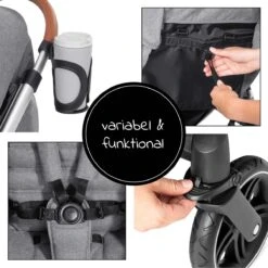 Hauck UpTown Buggy - Met één Hand Opvouwbaar - Grijs -Bekend Babyproducten Winkel 1200x1200 773