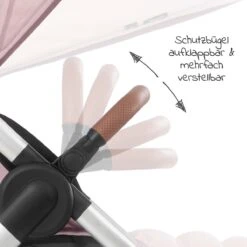 Hauck UpTown Buggy - Met één Hand Opvouwbaar - Roze -Bekend Babyproducten Winkel 1200x1200 791