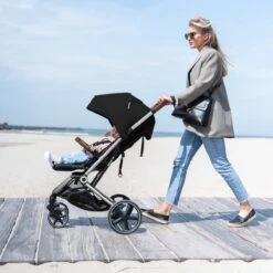 Deryan Luxe XP Buggy XL - Compact Lichtgewicht - Zwart - Aluminium Frame -Bekend Babyproducten Winkel 1200x1200 798
