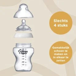 Tommee Tippee Closer To Nature- Zuigflessen - Anti-koelik Ventiel - 260 Ml- Pak Van 6 Stuks - Multi -Bekend Babyproducten Winkel 1200x1200 8
