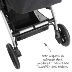Hauck UpTown Buggy - Met één Hand Opvouwbaar - Zwart -Bekend Babyproducten Winkel 1200x1200 803