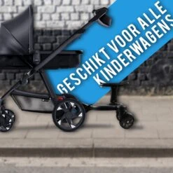 Merkloos Universeel Meerijdplankje Voor Kinderwagen – Inclusief Zitje – Verstelbaar Buggy Board -Bekend Babyproducten Winkel 1200x1200 848