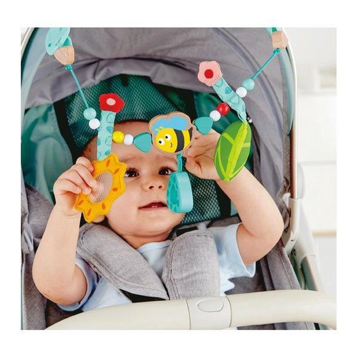 Hape Kinderwagenspanner Bij 43 Cm Blauw 5 Hape Kinderwagenspanner Bij 43 Cm Blauw - Afbeelding 3