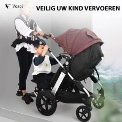 Vosoi - Meerijdplankje - Kinderwagen - Buggy's - Onderweg - Universeel - Verstelbaar - Zitje - Onderweg - 2 Wielen - Kinderwagen Accessoires -Bekend Babyproducten Winkel 1200x1200 900