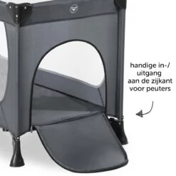 Hauck Dream N Play Plus Campingbedje Set - Met Matras En Muggennet - Grijs -Bekend Babyproducten Winkel 1200x1200 963