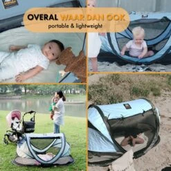 Deryan Peuter Luxe Campingbedje – Inclusief Zelfopblaasbare Matras - Blue -Bekend Babyproducten Winkel 1200x1200 983