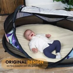 Deryan Baby Luxe Campingbedje – Inclusief Zelfopblaasbare Matras - Story -Bekend Babyproducten Winkel 1200x1200 996